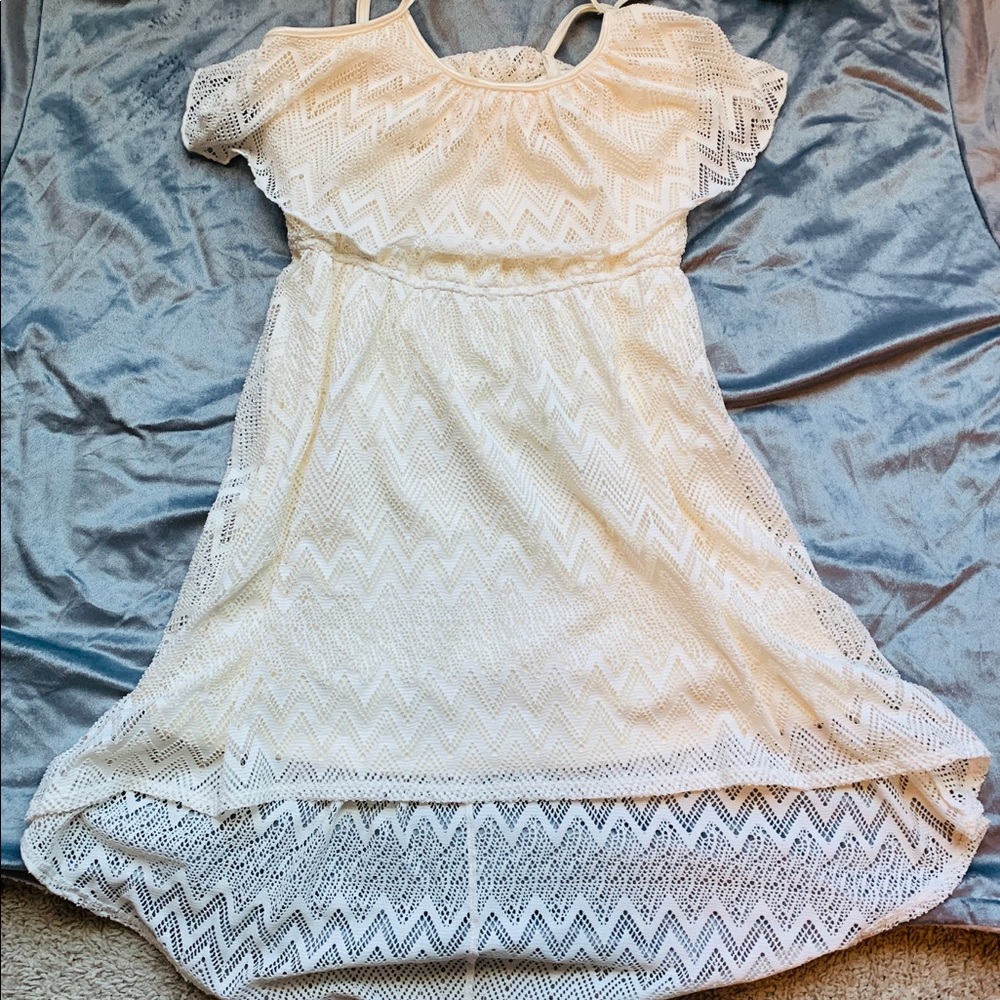 5/$20 White high low summer dress